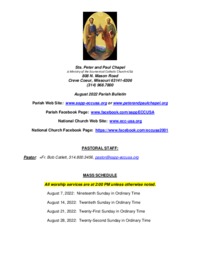 August 2022 Bulletin